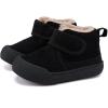 imageBMCiTYBM Baby Shoes Boy Girl Sneakers Winter Warm Non Slip First Walking Infant Shoes 624 MonthsHigh Top Black
