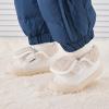 imageBMCiTYBM Baby Shoes Boy Girl Sneakers Winter Warm Non Slip First Walking Infant Shoes 624 MonthsHigh White