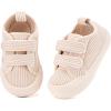 imageBMCiTYBM Baby Shoes Boy Girl Sneakers Winter Warm Non Slip First Walking Infant Shoes 624 MonthsTwo Strap Camel
