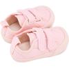 imageBMCiTYBM Baby Shoes Boy Girl Sneakers Winter Warm Non Slip First Walking Infant Shoes 624 MonthsTwo Strap Pink