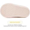 imageBMCiTYBM Baby Shoes Boy Girl Sneakers Winter Warm Non Slip First Walking Infant Shoes 624 MonthsTwo Strap White