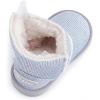 imageBMCiTYBM Baby Snow Winter Boots Girls Boys Sequin Fur Lined Shoes 6 12 18 24 Months Grey Size 1824 Months Toddler