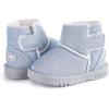 imageBMCiTYBM Baby Snow Winter Boots Girls Boys Sequin Fur Lined Shoes 6 12 18 24 Months Grey Size 1824 Months Toddler