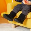 imageBMCiTYBM Girls Boys Snow Boots Warm Winter Fur Lined Baby Shoes InfantToddlerLittle Kid1black