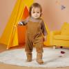 imageBMCiTYBM Girls Boys Snow Boots Warm Winter Fur Lined Baby Shoes InfantToddlerLittle Kid1camel