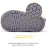 imageBMCiTYBM Girls Boys Snow Boots Warm Winter Fur Lined Baby Shoes InfantToddlerLittle Kid1dark Grey