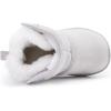 imageBMCiTYBM Girls Boys Snow Boots Warm Winter Fur Lined Baby Shoes InfantToddlerLittle Kid1light Grey