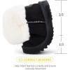 imageBMCiTYBM Girls Boys Snow Boots Warm Winter Fur Lined Baby Shoes InfantToddlerLittle Kid2black