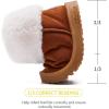 imageBMCiTYBM Girls Boys Snow Boots Warm Winter Fur Lined Baby Shoes InfantToddlerLittle Kid2brown