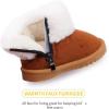 imageBMCiTYBM Girls Boys Snow Boots Warm Winter Fur Lined Baby Shoes InfantToddlerLittle Kid2brown