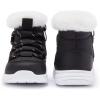 imageBMCiTYBM Girls Boys Snow Boots Warm Winter Fur Lined Baby Shoes InfantToddlerLittle Kid3black