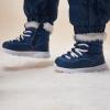 imageBMCiTYBM Girls Boys Snow Boots Warm Winter Fur Lined Baby Shoes InfantToddlerLittle Kid3navy