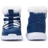 imageBMCiTYBM Girls Boys Snow Boots Warm Winter Fur Lined Baby Shoes InfantToddlerLittle Kid3navy