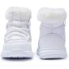 imageBMCiTYBM Girls Boys Snow Boots Warm Winter Fur Lined Baby Shoes InfantToddlerLittle Kid3white