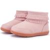 imageBMCiTYBM Girls Boys Snow Boots Warm Winter Fur Lined Baby Shoes InfantToddlerLittle Kid4pink