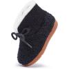 imageBMCiTYBM Girls Boys Snow Boots Warm Winter Fur Lined Baby Shoes InfantToddlerLittle Kid5black