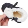 imageBMCiTYBM Girls Boys Snow Boots Warm Winter Fur Lined Baby Shoes InfantToddlerLittle Kid5black