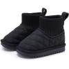 imageBMCiTYBM Girls Boys Snow Boots Warm Winter Fur Lined Baby Shoes InfantToddlerLittle Kid6black