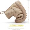 imageBMCiTYBM Girls Boys Snow Boots Warm Winter Fur Lined Baby Shoes InfantToddlerLittle Kid6camel