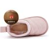 imageBMCiTYBM Girls Boys Snow Boots Warm Winter Fur Lined Baby Shoes InfantToddlerLittle Kid6pink