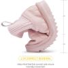 imageBMCiTYBM Girls Boys Snow Boots Warm Winter Fur Lined Baby Shoes InfantToddlerLittle Kid6pink