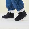 imageBMCiTYBM Girls Boys Snow Boots Warm Winter Fur Lined Baby Shoes InfantToddlerLittle Kid91black