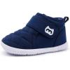imageBMCiTYBM Baby Shoes Boy Girl Sneakers Winter Warm Non Slip First Walking Infant Shoes 624 Months1navywinter