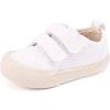 imageBMCiTYBM Baby Shoes Boy Girl Sneakers Winter Warm Non Slip First Walking Infant Shoes 624 MonthsTwo Strap White