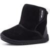 imageBMCiTYBM Girls Boys Snow Boots Warm Winter Fur Lined Baby Shoes InfantToddlerLittle Kid1black