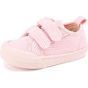 imageBMCiTYBM Baby Shoes Boy Girl Sneakers Winter Warm Non Slip First Walking Infant Shoes 624 MonthsTwo Strap Pink