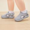 imageBMCiTYBM Baby Boy Girl Closed Toe Summer Sandals Lightweight Shoes Infant NonSlip First Walking Sneakers 6 9 12 18 24 MonthsAgrey
