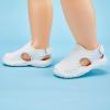 imageBMCiTYBM Baby Boy Girl Closed Toe Summer Sandals Lightweight Shoes Infant NonSlip First Walking Sneakers 6 9 12 18 24 MonthsAwhite