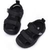 imageBMCiTYBM Baby Boy Girl Closed Toe Summer Sandals Lightweight Shoes Infant NonSlip First Walking Sneakers 6 9 12 18 24 MonthsBblack