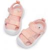 imageBMCiTYBM Baby Boy Girl Closed Toe Summer Sandals Lightweight Shoes Infant NonSlip First Walking Sneakers 6 9 12 18 24 MonthsBpink