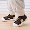 imageBMCiTYBM Baby Boy Girl Closed Toe Summer Sandals Lightweight Shoes Infant NonSlip First Walking Sneakers 6 9 12 18 24 MonthsDblack