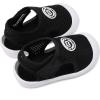imageBMCiTYBM Baby Boy Girl Closed Toe Summer Sandals Lightweight Shoes Infant NonSlip First Walking Sneakers 6 9 12 18 24 MonthsDblack