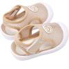 imageBMCiTYBM Baby Boy Girl Closed Toe Summer Sandals Lightweight Shoes Infant NonSlip First Walking Sneakers 6 9 12 18 24 MonthsDcamel