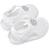 imageBMCiTYBM Baby Boy Girl Closed Toe Summer Sandals Lightweight Shoes Infant NonSlip First Walking Sneakers 6 9 12 18 24 MonthsDwhite