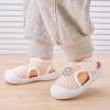 imageBMCiTYBM Baby Boy Girl Closed Toe Summer Sandals Lightweight Shoes Infant NonSlip First Walking Sneakers 6 9 12 18 24 MonthsDwhite