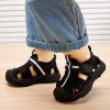 imageBMCiTYBM Baby Boy Girl Closed Toe Summer Sandals Lightweight Shoes Infant NonSlip First Walking Sneakers 6 9 12 18 24 MonthsEblack