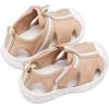 imageBMCiTYBM Baby Boy Girl Closed Toe Summer Sandals Lightweight Shoes Infant NonSlip First Walking Sneakers 6 9 12 18 24 MonthsEcamel