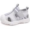 imageBMCiTYBM Baby Boy Girl Closed Toe Summer Sandals Lightweight Shoes Infant NonSlip First Walking Sneakers 6 9 12 18 24 MonthsEgrey