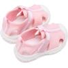 imageBMCiTYBM Baby Boy Girl Closed Toe Summer Sandals Lightweight Shoes Infant NonSlip First Walking Sneakers 6 9 12 18 24 MonthsEpink