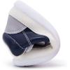 imageBMCiTYBM Baby Shoes Girls Boys Sneakers Faux Fur Lined Infant First Walking Shoes Warm Winter NavyGrey Size 1218 Months Toddler