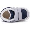 imageBMCiTYBM Baby Shoes Girls Boys Sneakers Faux Fur Lined Infant First Walking Shoes Warm Winter NavyGrey Size 1218 Months Toddler