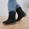 imageBMCiTYBM Girls Cowgirl Boots UnisexChild Mid Calf Toddler Cowboy Boots Little Kids Western Boots Round Toe All Seasons Shoes12black