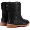 imageBMCiTYBM Girls Cowgirl Boots UnisexChild Mid Calf Toddler Cowboy Boots Little Kids Western Boots Round Toe All Seasons Shoes1black