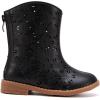 imageBMCiTYBM Girls Cowgirl Boots UnisexChild Mid Calf Toddler Cowboy Boots Little Kids Western Boots Round Toe All Seasons Shoes1black