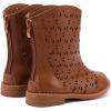 imageBMCiTYBM Girls Cowgirl Boots UnisexChild Mid Calf Toddler Cowboy Boots Little Kids Western Boots Round Toe All Seasons Shoes1camel