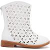 imageBMCiTYBM Girls Cowgirl Boots UnisexChild Mid Calf Toddler Cowboy Boots Little Kids Western Boots Round Toe All Seasons Shoes1white